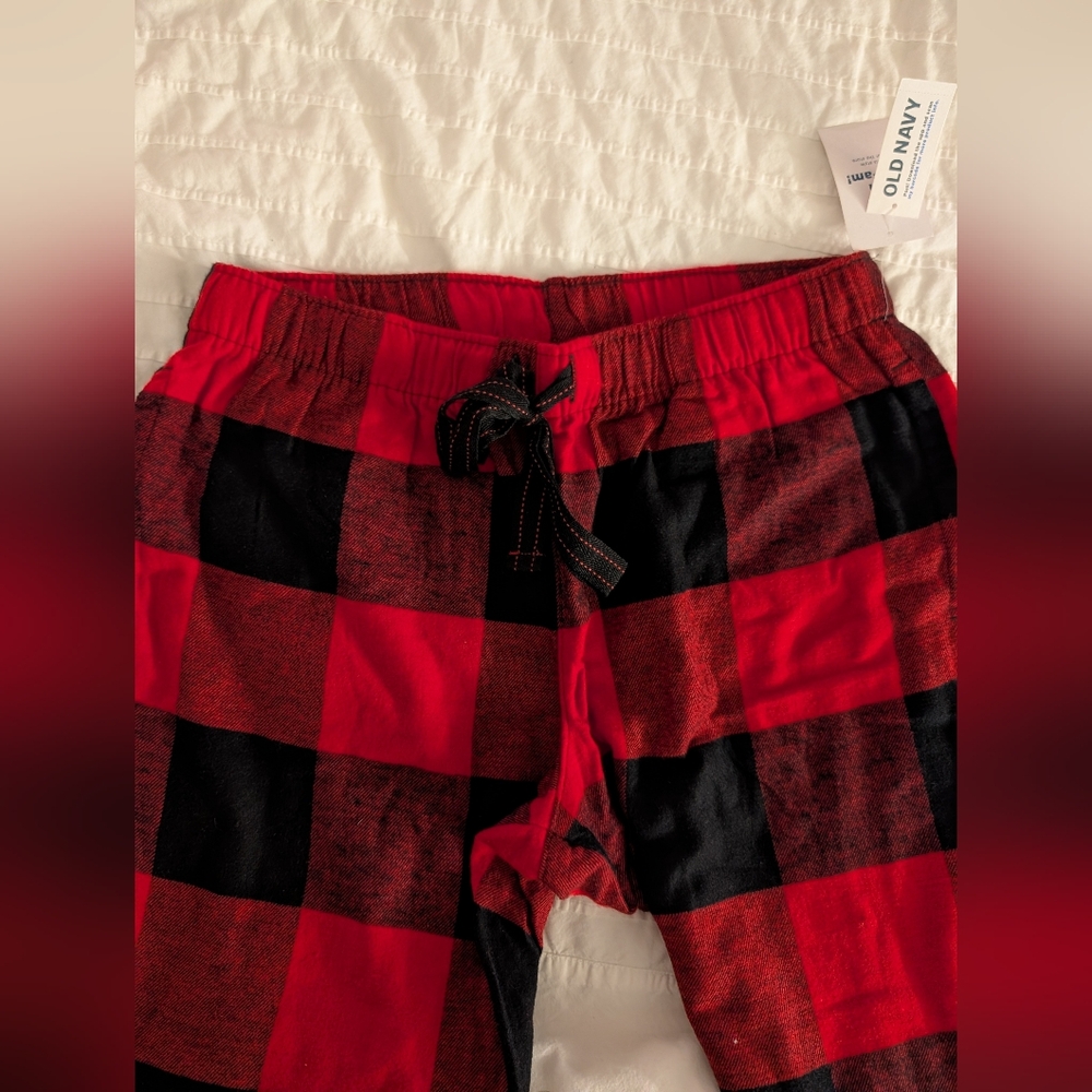 Old Navy Buffalo Plaid Flannel Pajama Pants  Cabincore - Picture 3 of 6